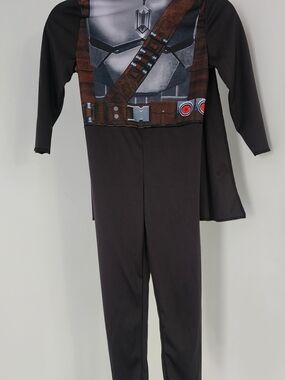 Target Black and Brown Kids Superhero Costume with Printed Armor